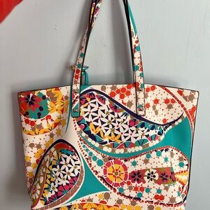 Trina Turk Colorful Patterned Tote Bag